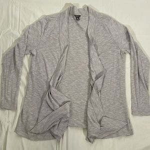 Eddie Bauer Heather Gray Cardigan. XL